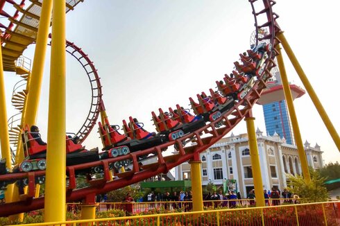 Amusement Technology - Coaster Train - Wonderla Park Hyderabad (IND)