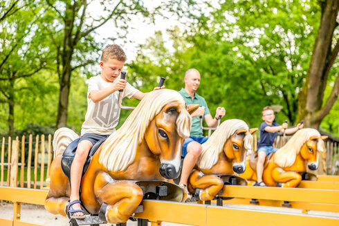 Three interactive Family Rides for indoor and outdoor fun