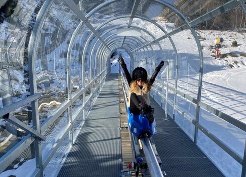 Luge Lou Bac Mountain - Grande ouverture aux Angles